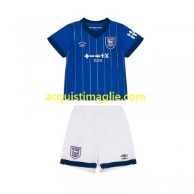 Divisa di Calcio Ipswich Town Bambino Prima 2024/2025